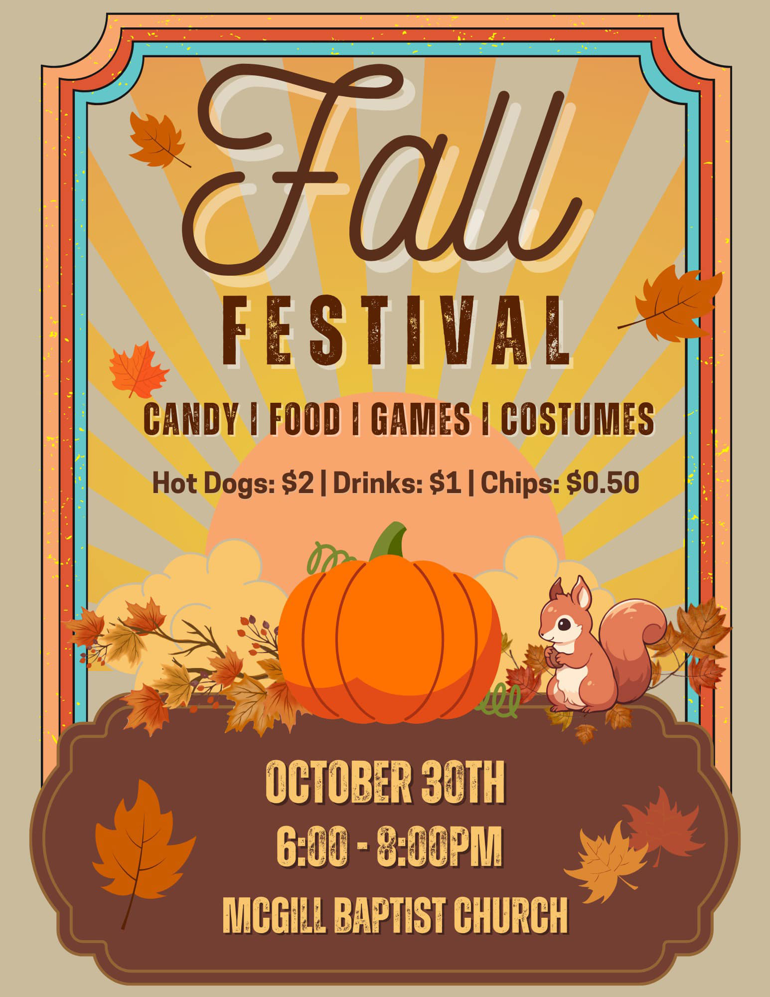 Read more about the article Fun awaits you at the Fall Festival